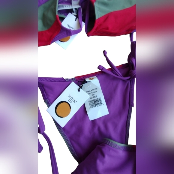 Tropic of C Keyhole Top /Praia Bottom Tropicalia Size L Revolve - Picture 4 of 15